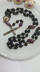 Terço de  Pétalas de Rosas Nossa Sra Carmo