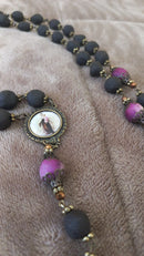 Terço de  Pétalas de Rosas Nossa Sra Carmo