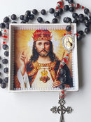 Terço de  Pétalas de Rosas Cristo Rei