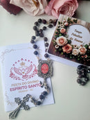 Terço de  Pétalas de Rosas Divino Espírito Santo