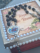 Terço de  Pétalas de Rosas São Cristovão