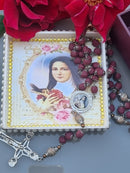 Terço de  Pétalas de Rosas Santa Teresinha