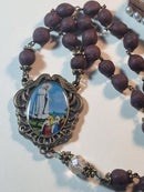 Terço de  Pétalas de Rosas Nossa Sra Fátima