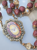 Terço de  Pétalas de Rosas Divino Espírito Santo