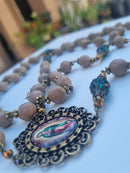 Terço de  Pétalas de Rosas Nossa Sra Guadalupe