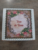 Terço de  Pétalas de Rosas São Cristovão