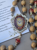 Terço de  Pétalas de Rosas Divino Espírito Santo