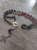 Terço de  Pétalas de Rosas São Cristovão