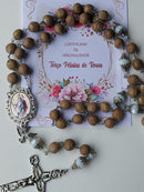 Terço de  Pétalas de Rosas Cristo Rei