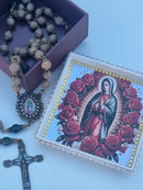 Terço de  Pétalas de Rosas Nossa Sra Guadalupe