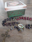 Terço de  Pétalas de Rosas São Cristovão