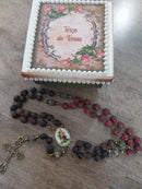 Terço de  Pétalas de Rosas São Cristovão