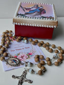 Terço de  Pétalas de Rosas Cristo Rei