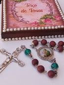 Terço de  Pétalas de Rosas São José