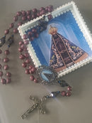 Terço de  Pétalas de Rosas Nossa Sra Aparecida