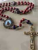 Terço de  Pétalas de Rosas Nossa Sra Aparecida