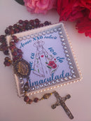 Terço de  Pétalas de Rosas Nossa Senhora Aparecida