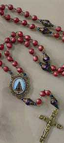 Terço de  Pétalas de Rosas Nossa Sra Aparecida