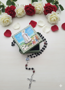 Terço de  Pétalas de Rosas Nossa Sra Fátima