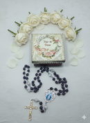 Terço de  Pétalas de Rosas Nossa Sra Graças