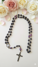 Terço de  Pétalas de Rosas Nossa Sra Carmo