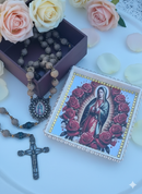 Terço de  Pétalas de Rosas Nossa Sra Guadalupe