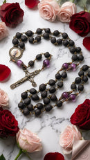 Terço de  Pétalas de Rosas Nossa Sra Carmo