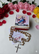 Terço de  Pétalas de Rosas Cristo Rei