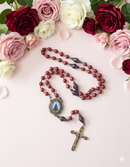 Terço de  Pétalas de Rosas Nossa Sra Aparecida