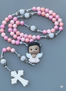 Terço Infantil Anjo mini TR099