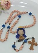 Terço Infantil Nossa Sra Aparecida mini TR001