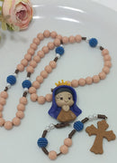 Terço Infantil Nossa Senhora Aparecida mini TR001