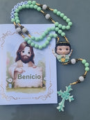 Terço Infantil Anjinho verde