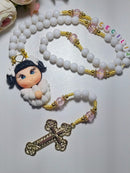 Terço Infantil Anjinho Menina TR169