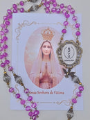 Terço das profissões Nossa Sra de Fatima  TR181 (dupla face)