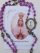 Terço das profissões Nossa Sra de Fatima  TR181 (dupla face)