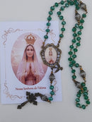 Terço das profissões Nossa Sra de Fatima (dupla face)