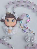 Terço Infantil Anjinho Menina TR203