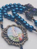 Terço Nossa Senhora de Fatima  - Entremeio duplo TR 204