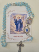 Terço São Rafael Arcanjo com foto