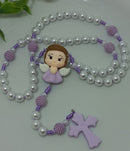 Terço Infantil Anjo mini TR099