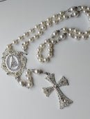 Terço de Noiva de Pérola- BRANCA TR154