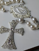 Terço de Noiva de Pérola- BRANCA TR154