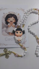 Terço Infantil Anjinho Menina TR169